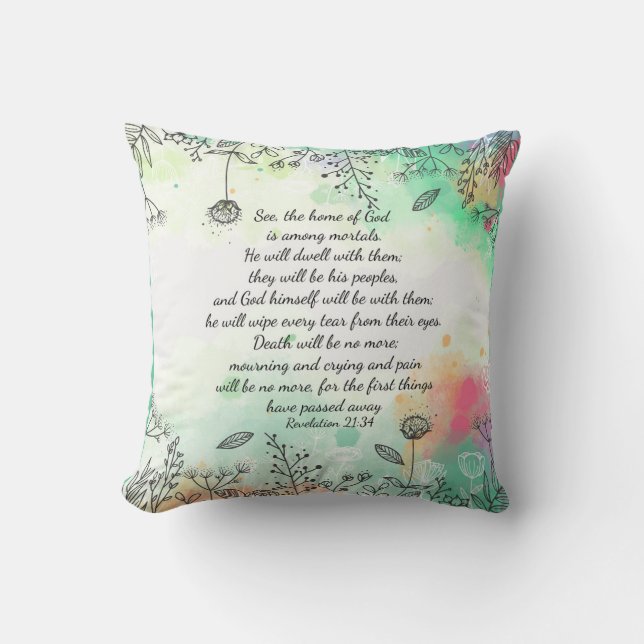 Coussin Apocalypse 21:34 (Recto)