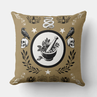 Coussin APOTHICAIRE VICTORIEN Pharmacie traditionnelle