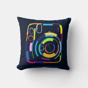 Coussin Appareil photo abstrait
