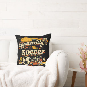 Coussin Apparemment j'aime le football