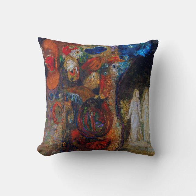 Coussin Apparition, Redon (Recto)