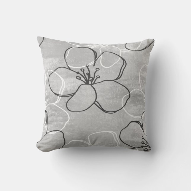 Coussin Apple Blossom Dream : Ornement Abstrait (Recto)