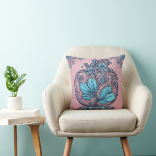 Coussin Apple dans Crystal Lace Art AI