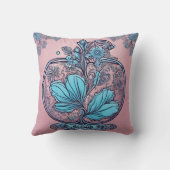 Coussin Apple dans Crystal Lace Art AI (Verso)