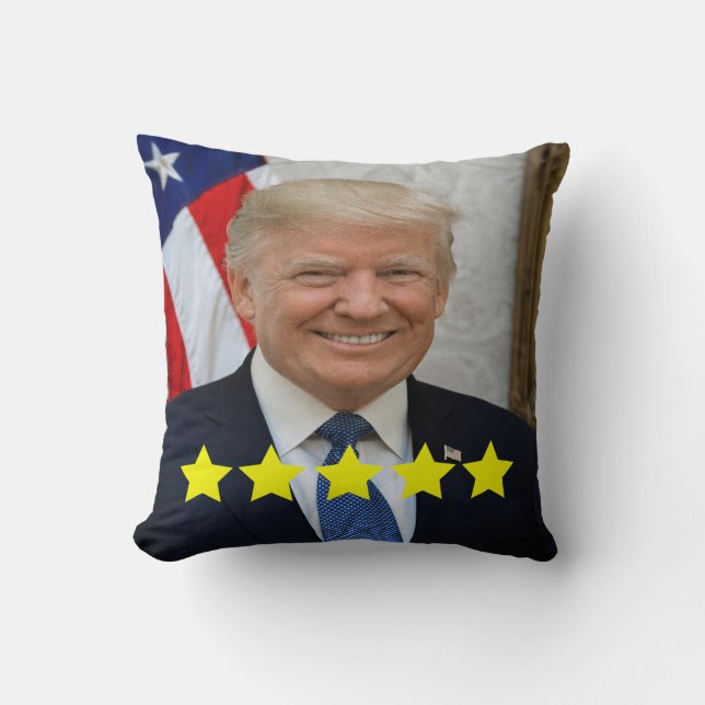 Coussin Approbation du président Donald Trump (Recto)