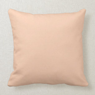 Coussin apricot de couleur