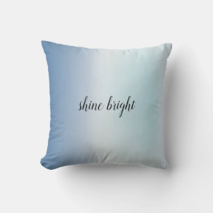 Coussin Aqua Blue Ombre Tie Dye