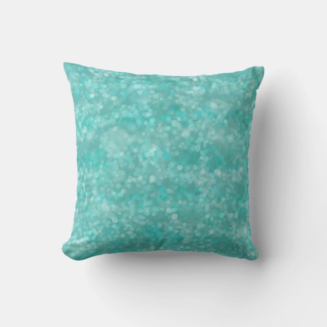 Coussin Aqua Bokeh (Recto)