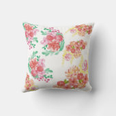 Coussin Aqua fleur (Verso)