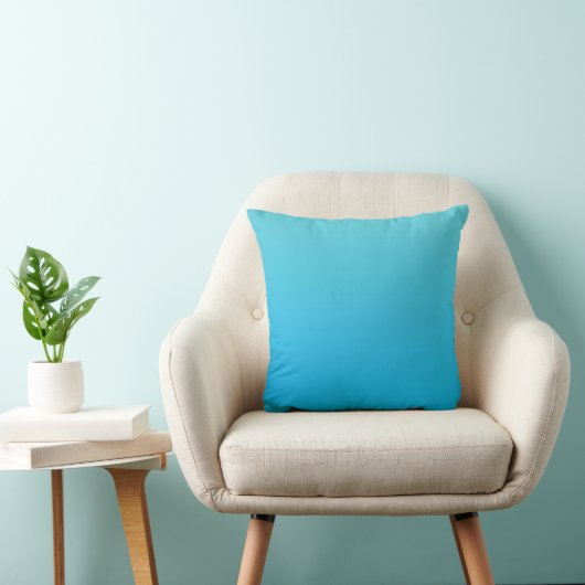 Coussin "Aqua Ombre bleu" (Chaise)
