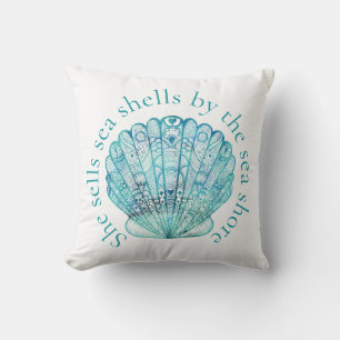 Coussin Aqua Sea Shell