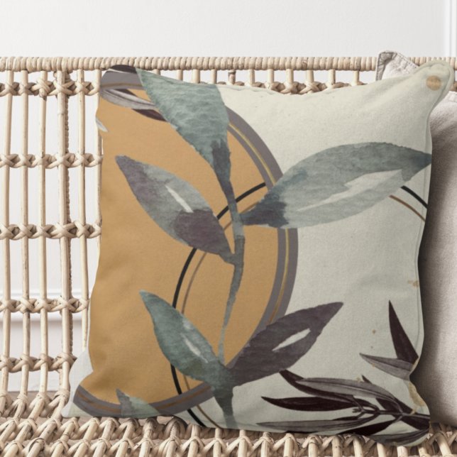 Coussin Aquarelle Abstraite ivoirienne (Créateur téléchargé)