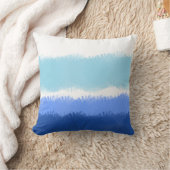 Coussin Aquarelle Abstraite moderne tons bleus (Couverture)