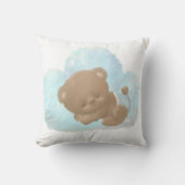 Coussin Aquarelle Adorable Bear Graphique (Recto)