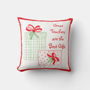 Coussin Aquarelle Apprentis vacances Meilleurs Cadeaux