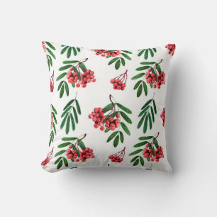 Coussin Aquarelle arrière - plan automne clair rowan