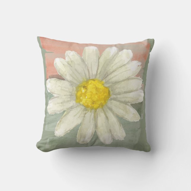 Coussin Aquarelle blanche (Recto)