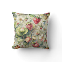 Aquarelle botanique vintage du jardin de fraises
