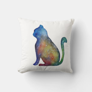 Coussin Aquarelle Chat Poussin