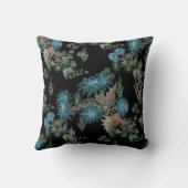 Coussin Aquarelle, chrysanthèmes (Verso)