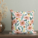 Coussin Aquarelle colorée Floral<br><div class="desc">Ajoutez une pop de couleur à votre espace grâce à cette couverture Coussin colorée à l'aquarelle ! Le design dynamique et ludique comprend un mélange de fleurs sauvages colorés, parfait pour apporter une touche de printemps dans votre maison. Fabriquée avec des matériaux de haute qualité, cette couverture coussin est non...</div>