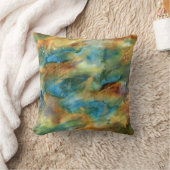 Coussin Aquarelle colorée moderne Art Abstrait (Couverture)