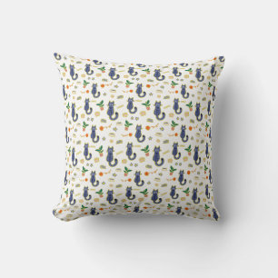 Coussin Aquarelle Cute Chats Motif