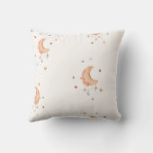 Coussin Aquarelle Cute Lune Et Étoiles (Verso)