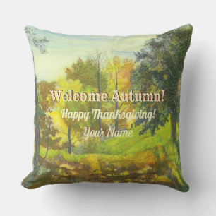 Coussin Aquarelle d'automne