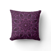 Aquarelle de prune violette profonde Mandala Jeu d