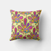 Coussin Aquarelle décadente dorée rétro Ploomf lever de so (Verso)
