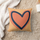 Coussin Aquarelle en forme de cœur (Couverture)