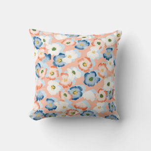 Coussin Aquarelle Fleurs minuscules : Motif Vintage