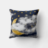 Coussin Aquarelle I Love You to the Moon and Back Quote (Verso)