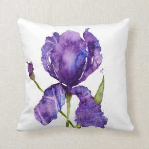 Coussin Aquarelle Iris Thaillos