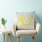 Coussin Aquarelle marine | Couleur jaune + ciel (Chaise)