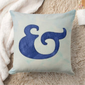 Coussin Aquarelle marine | Couleurs de bleu (Couverture)