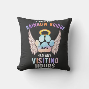 Coussin Aquarelle mignonne animal de compagnie Paw Chien C