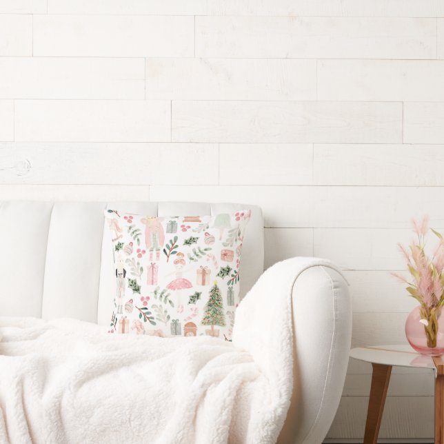 Coussin Aquarelle Nutcracker Holiday (Canapé)