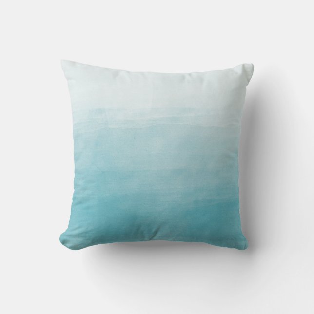 Coussin Aquarelle Ombre de bonheur d'Aqua (Recto)