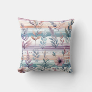 Coussin Aquarelle Oreille à lancer Floral