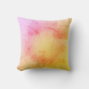 Coussin Aquarelle Pastel Sunset
