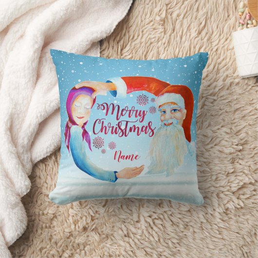 Coussin Aquarelle peinte à la main (Couverture)