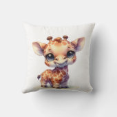 Coussin Aquarelle petite girafe (Verso)