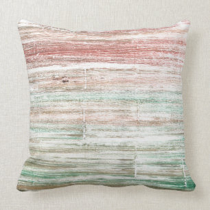 Coussin Aquarelle rayée pâle