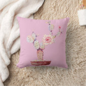 Coussin Aquarelle rose Cactus (Couverture)