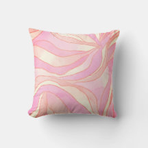 Aquarelle rose douce Abstraite