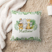 Coussin Aquarelle Safari Animaux sauvages (Couverture)