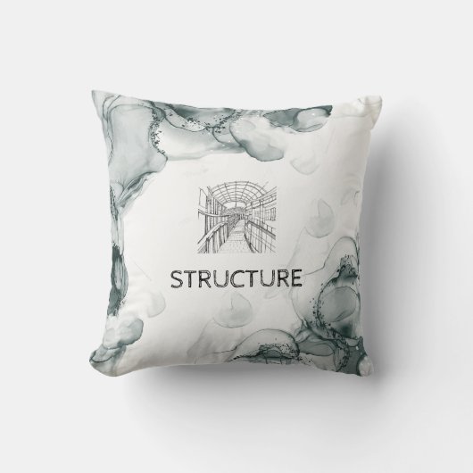 Coussin Aquarelle teinte Leeds Jeu d'oreiller (Recto)