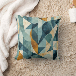 Coussin Aquarelle verdoyante Feuilles botaniques Jeu d'ore